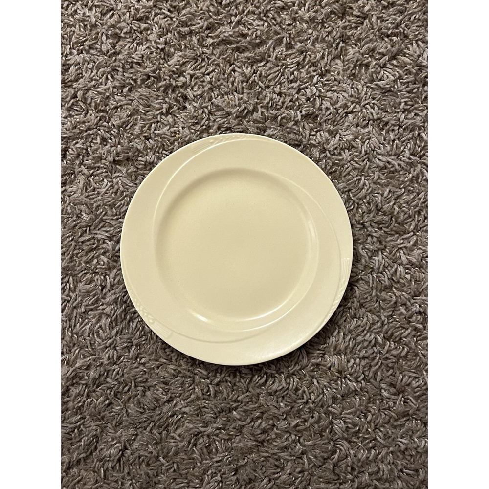 HOMER LAUGHLIN Serenade Pastel Yellow Salad Plate 7.25" Mid-Century Vintage VGC!